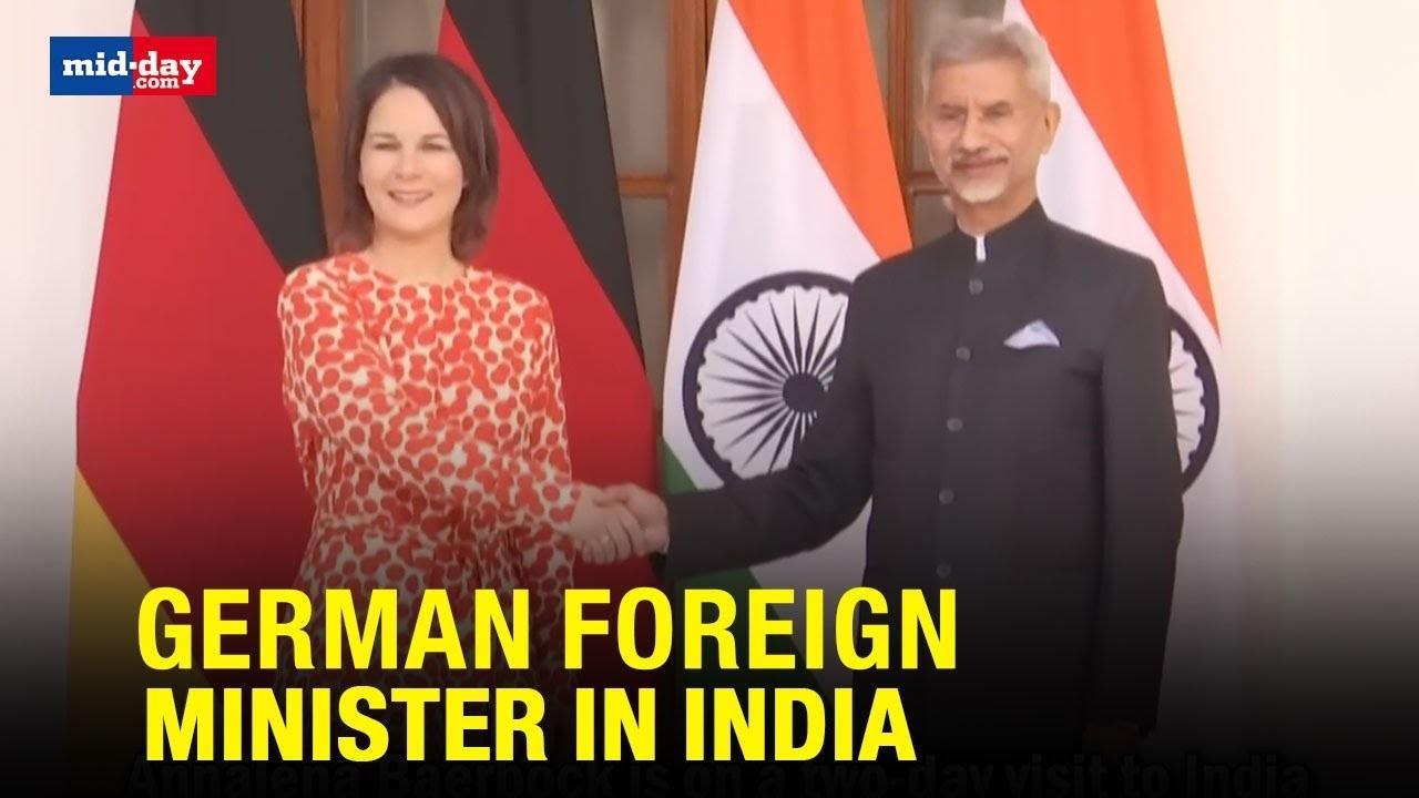 German Foreign Minister Annalena Baerbock meets EAM S Jaishankar in New Delhi